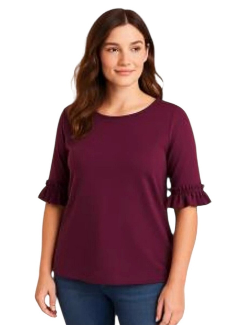 Women's Banana Republic Factory Ruffle Sleeve Top Sz XS